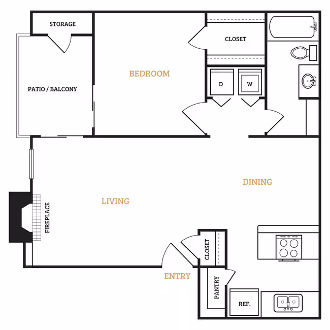 Unit 2716 2412 floor plan